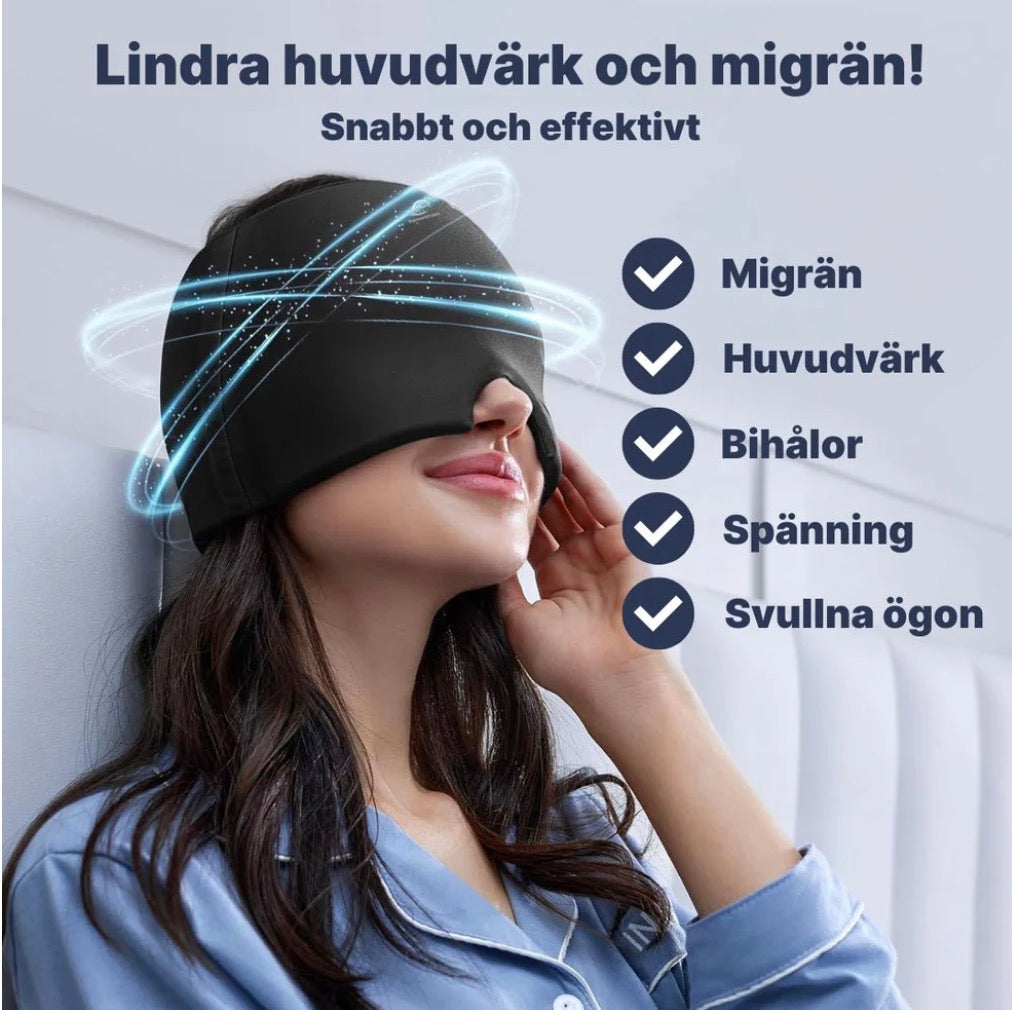 Migränhuvan – naturlig lindring vid migrän & huvudvärk